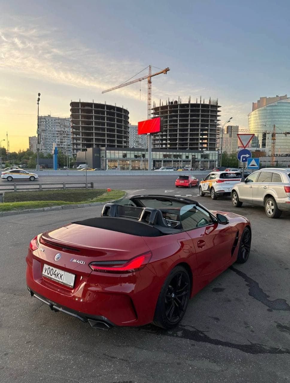 Красный BMW Z4 M40i, привезённый ALL-WAYS